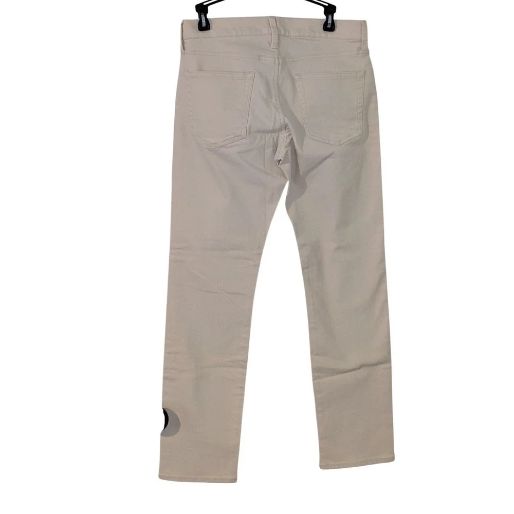 J.Crew 770‎ Straight Fit Pants Mens 29x30 Cream Off White Jeans NWT $118